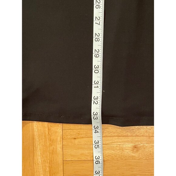 Eliza J Black Midi Dress 3/4 Sleeve Boatneck Slim Fit Size Medium Versatile - Picture 9 of 9